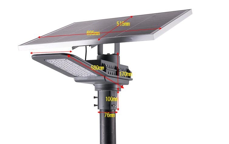 Solar Street adjustable panel Light 50 W