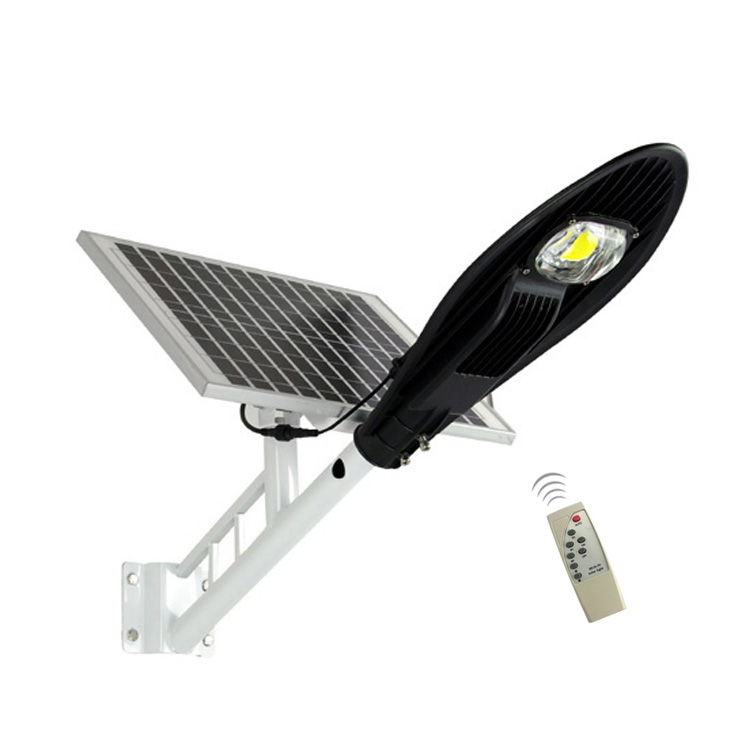 Solar adjustable solar panel two in one led Street Light 50W