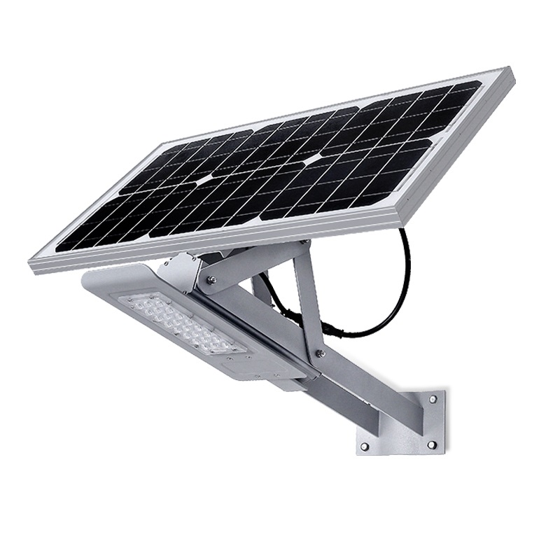 Solar adjustable solar panel two in one led Street Light 40 W