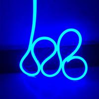 LED Mini Double Sided Neon Light Blue Color